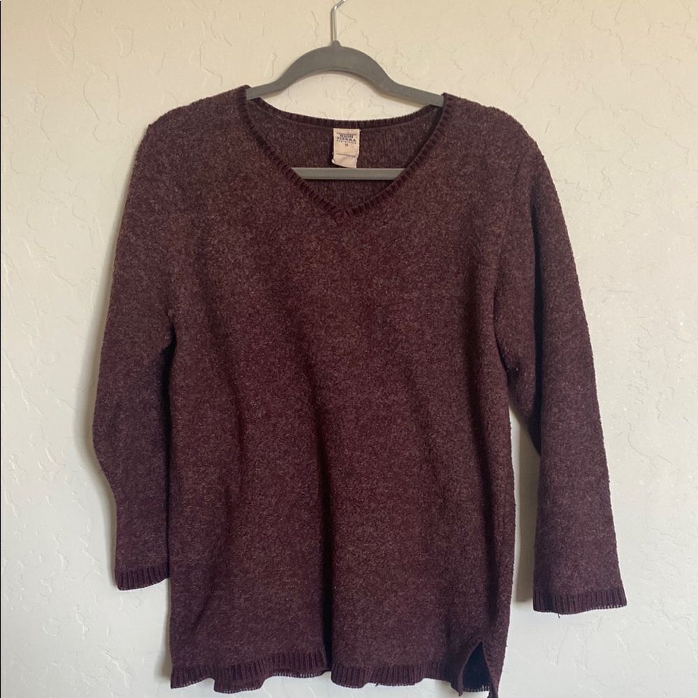 High Sierra Women's V-Neck Sweater Size Medium Wool Blend